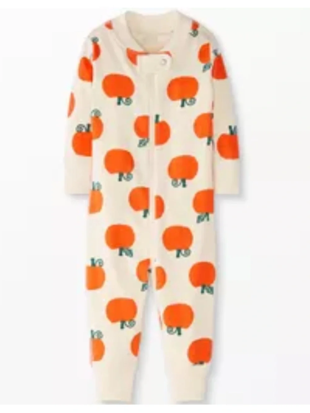 Hanna Andersson Unisex Halloween Fall Pumpkin Zipper Romper 75 cm 12 18 Months